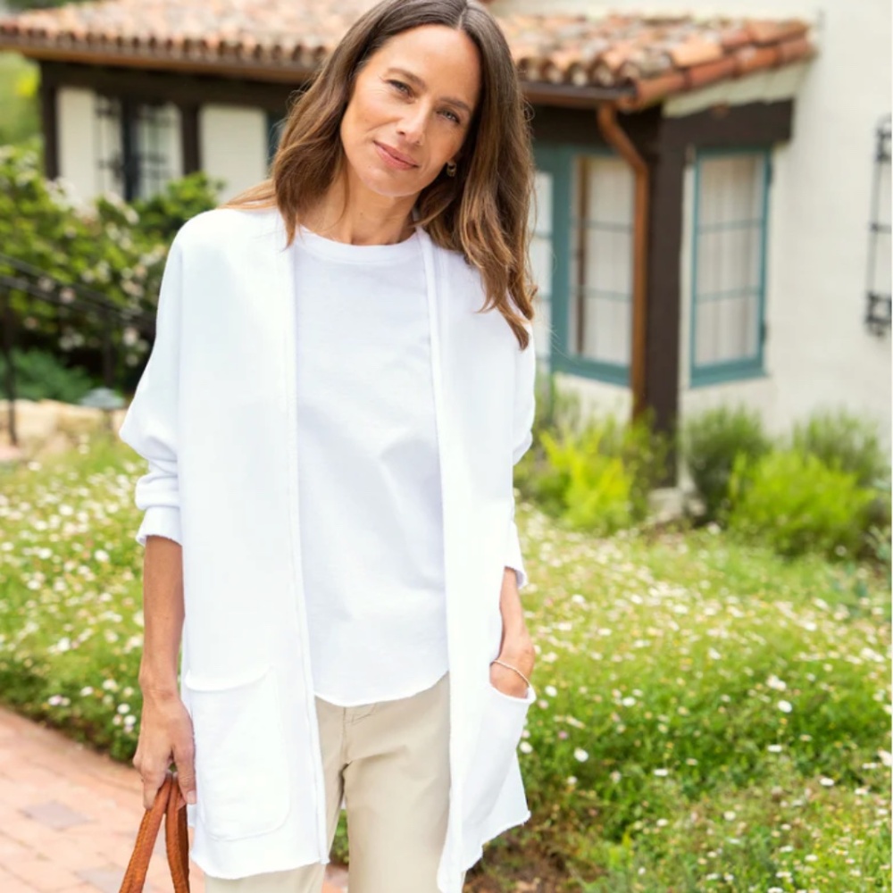 NWOT Frank & Eileen Barbara Beach Cardigan, size M